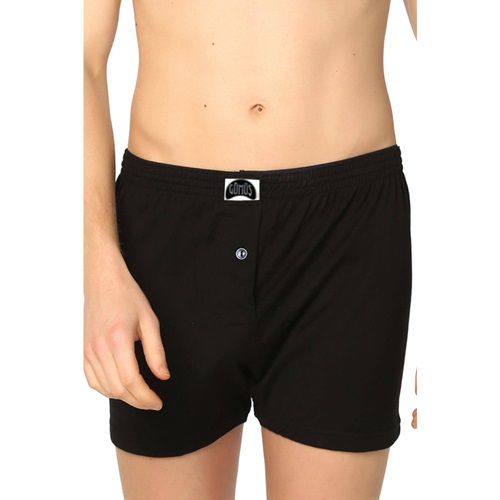 Gümüş 4020 Erkek Havlu Bel Likralı Boxer - Siyah - 3