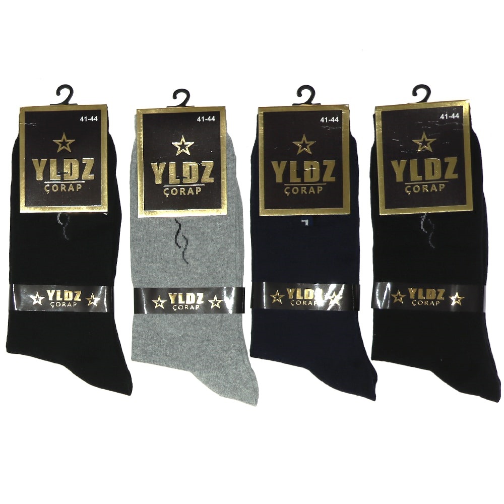 Öz Yıldıız Erkek Likralı Soket Çorap