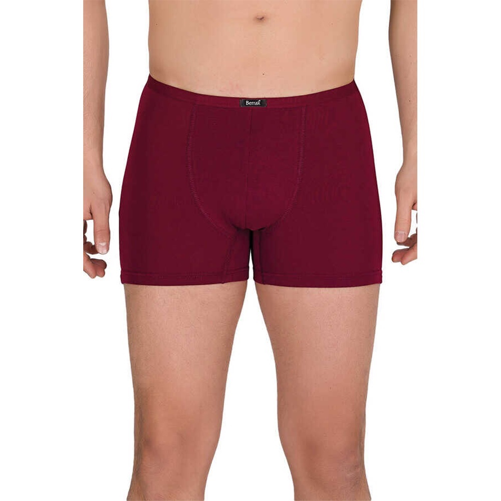 Berrak İç Giyim 4488 Erkek Modal Boxer Şort - Bordo