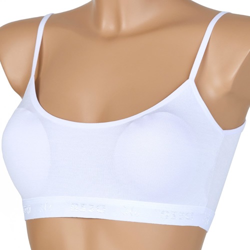 Deza Lüx 5026 Bayan Pedli İp Askılı Büstiyer - Beyaz