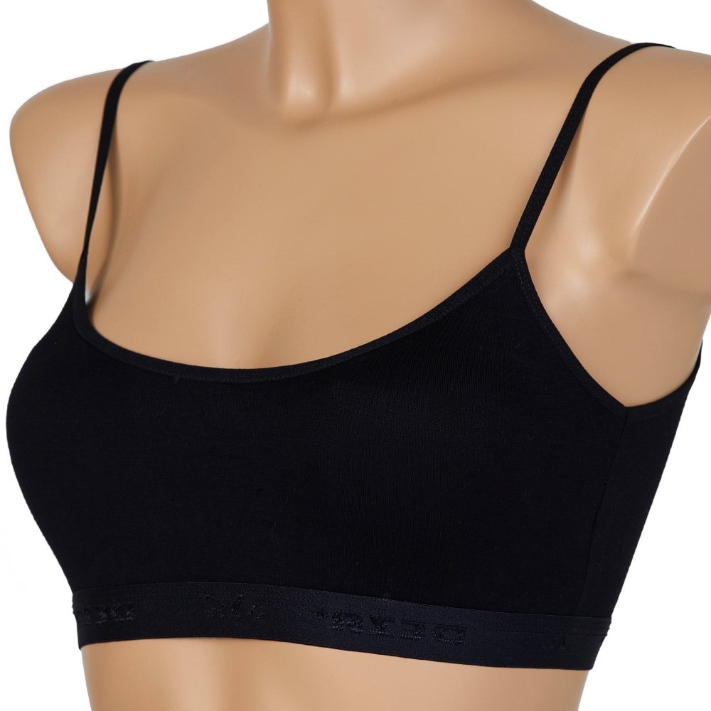 Deza Lüx 5026 Bayan Pedli İp Askılı Büstiyer - Siyah