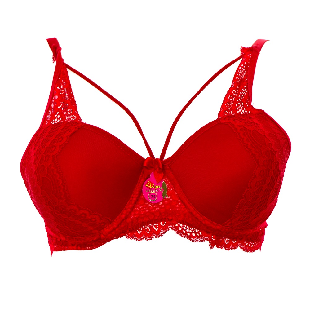 Billiza 1025 Yan Dantelli Çapraz Askı Dolu Sütyen