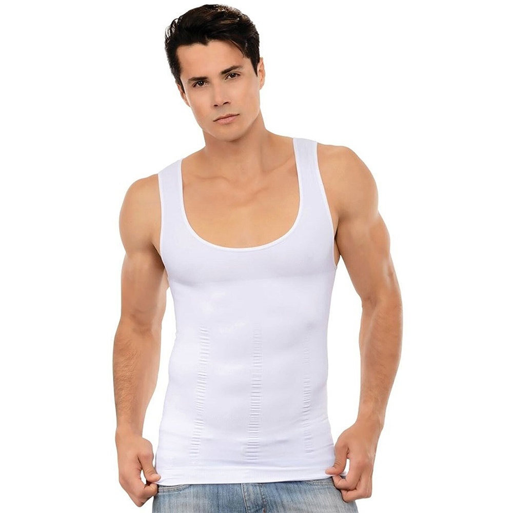 Layza Form 500 Erkek Dikişsiz Korse Atlet - Siyah - M