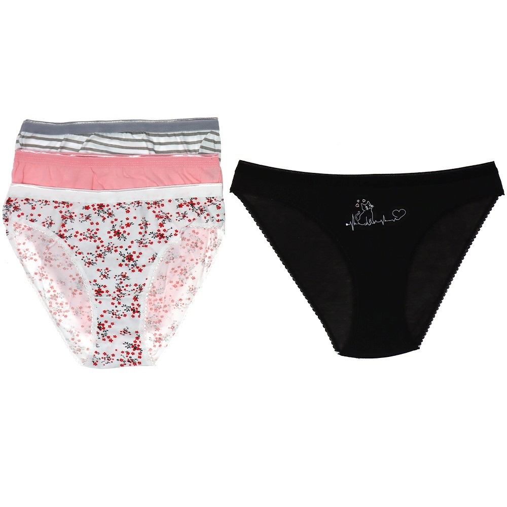 Tutku 0546 Bayan Ahu Bikini - Karışık Renk