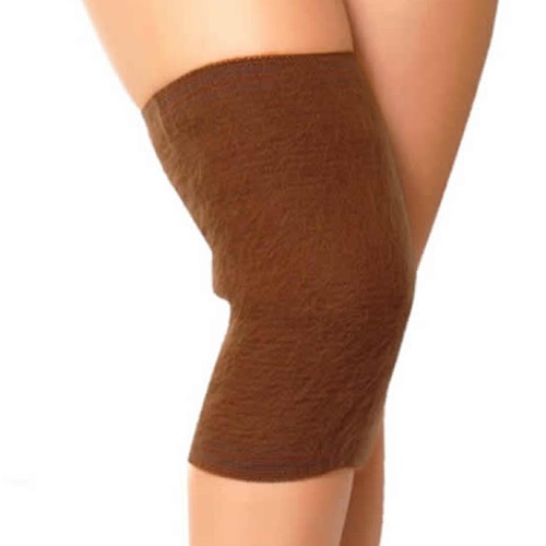 İnan 30 Kalın Örme Deve Tüyü Dizlik Korse - Kahverengi