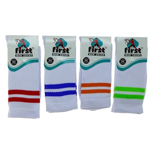 First 209-03 Erkek Tenis Çorabı Soket Çorap - Karışık Renk