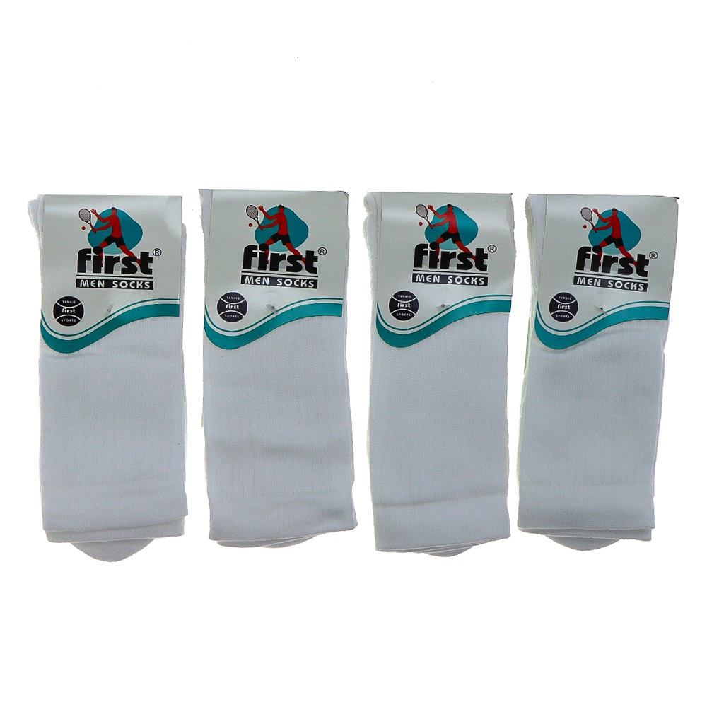 First 209-03 Erkek Tenis Çorabı Soket Çorap - Karışık Renk