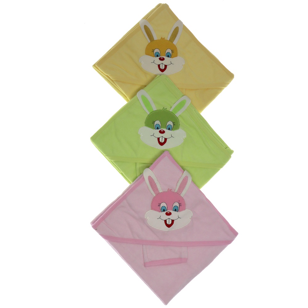 Bebişş 1120 Nakışlı Havlu Bebe Silgi 0-1 Yaş - Mavi-Ekru - 0-1 YAŞ