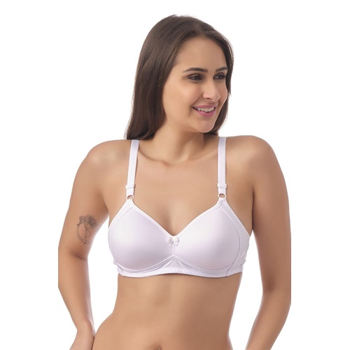 Özd Bayan Telsiz Monokop Düz Desteksiz Sütyen 80-95 - Beyaz - 80-85-90-95