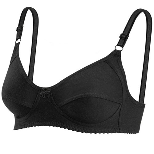 1251 Bayan Penye Boş Sütyen - Siyah - 75