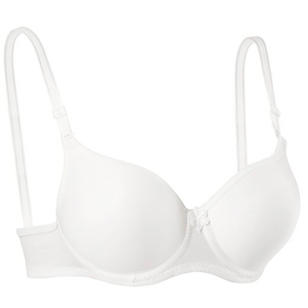 Ebru 1101 Silikonlu Düz Boş Sütyen 85-95 - Ekru