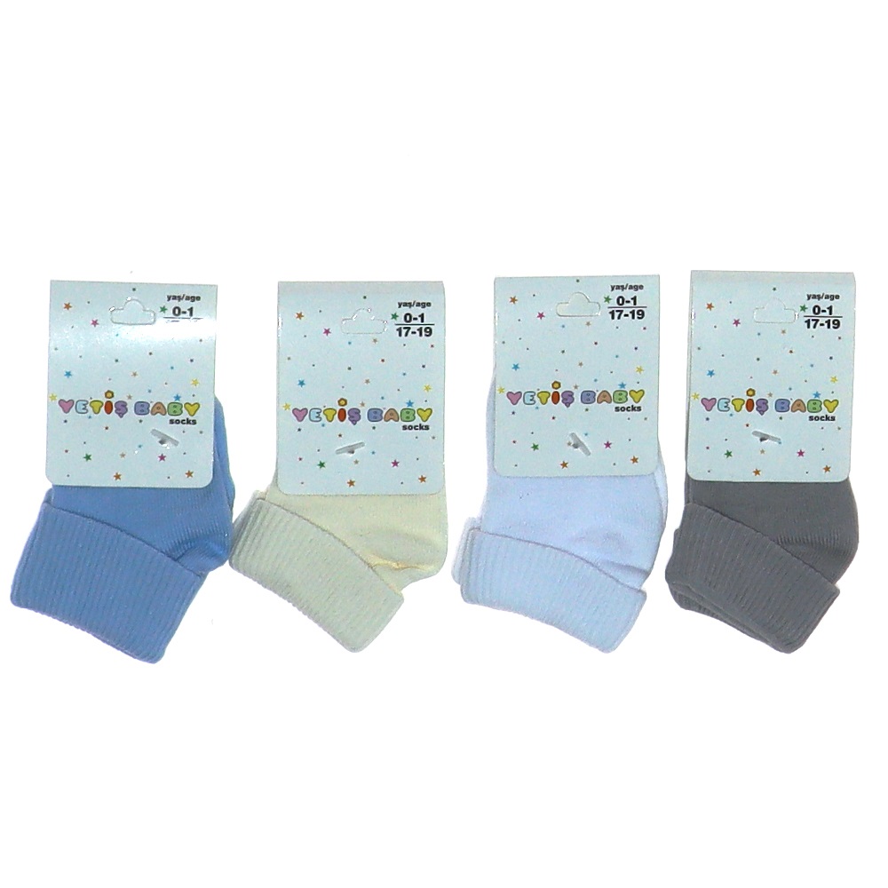 Yetiş Likralı Bebe Çorap 0-1 Yaş