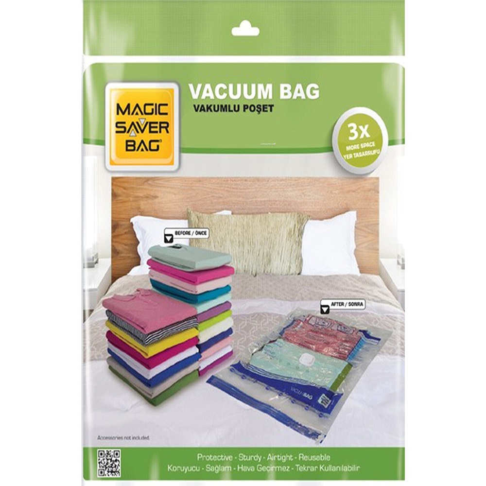 Magic Vakumlu Poşet XXL 80x100 cm
