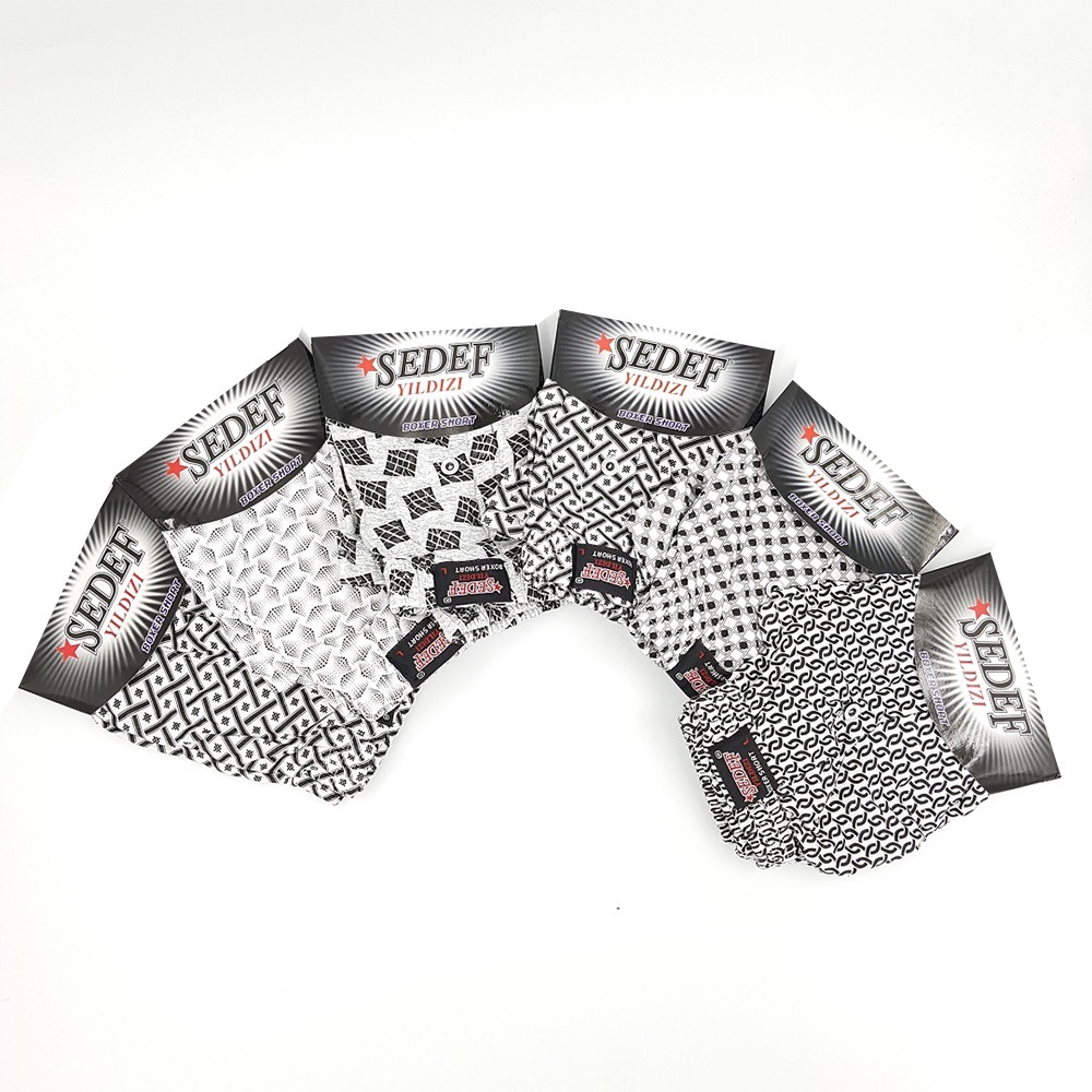 Sedef 1012 Battal Erkek Empirme Boxer - Karışık Renk