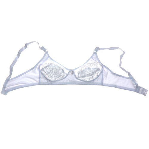 Ebru 1253 Dantelli Boş Toparlayıcı Bayan Sütyen 75-95 - Ekru