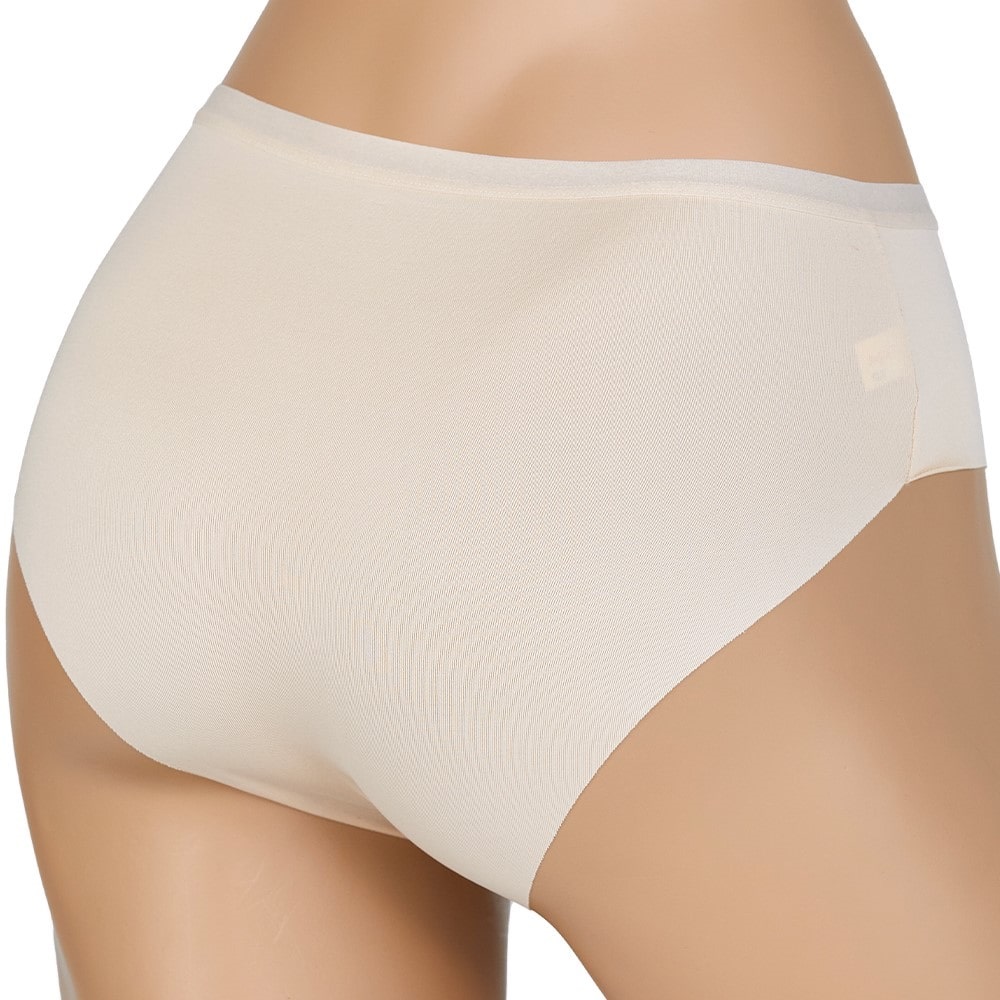 Deza 3049 Bayan Lazer Kesim Beli Lastikli Dikişsiz Bato Külot XL - Ten