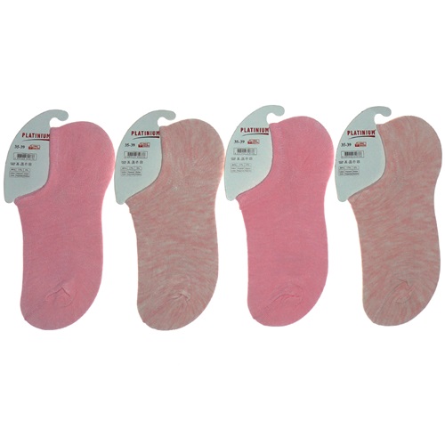 Platınıum 0736 Bayan Sneakers Çorap- Karışık Renk