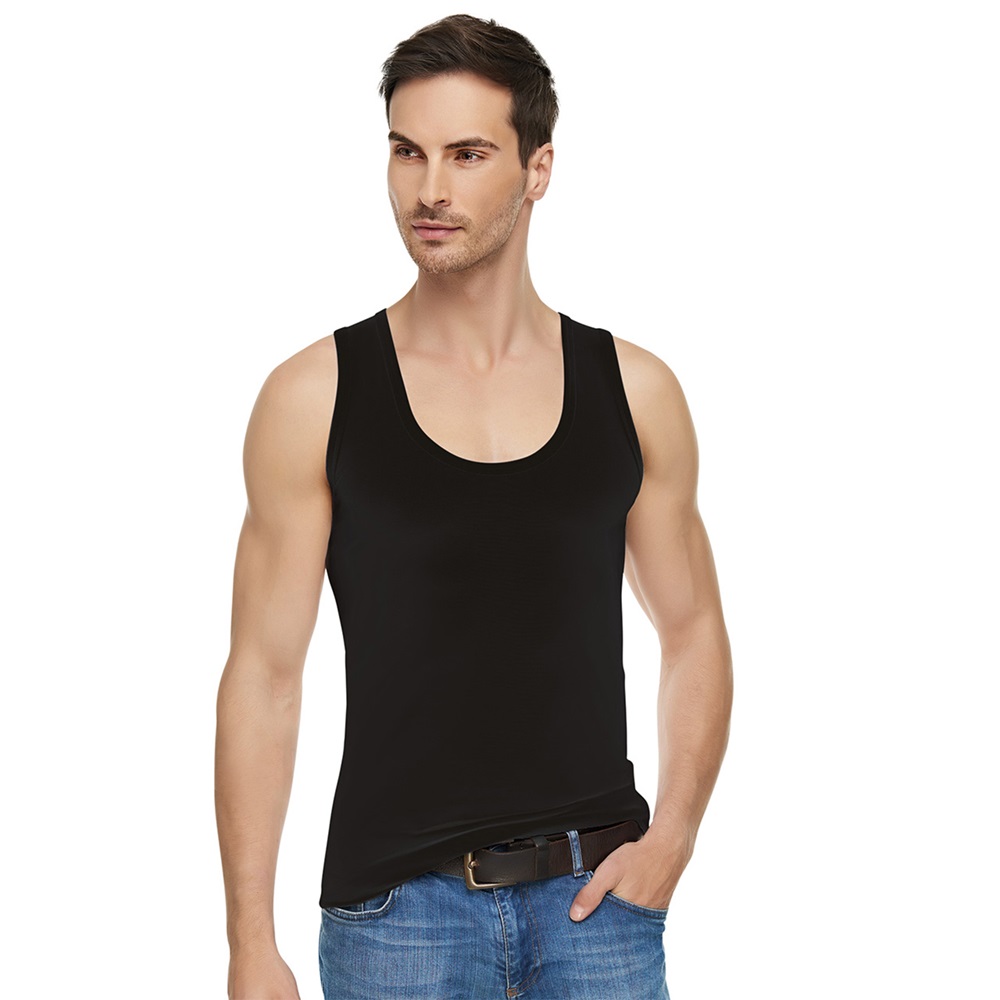 Tutku Elit 1201 Erkek Modal Elastan Atlet - Siyah - XXL