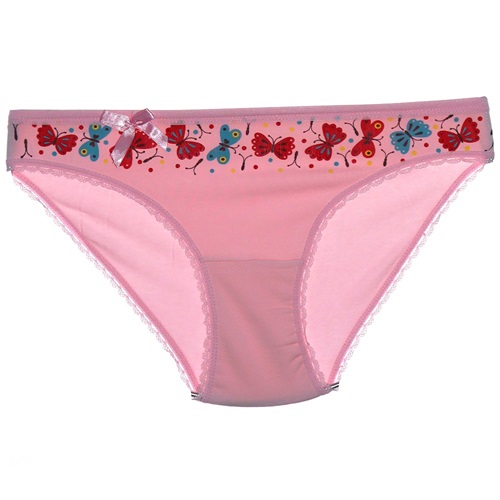Gümüş 5001 Bayan Desenli Bikini (627)- A. Pembe
