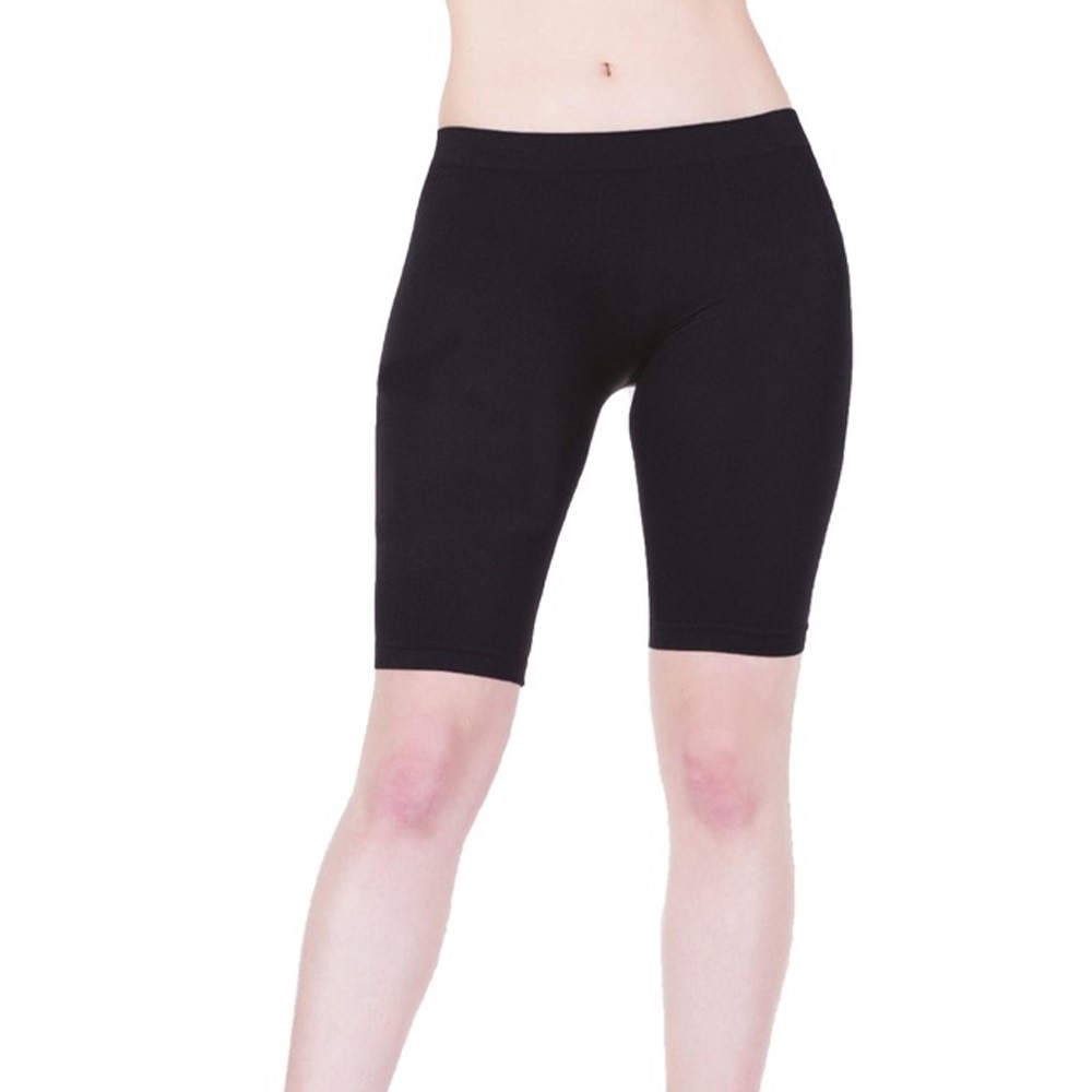 Form Angel 5402 likralı Bayan Kısa Tayt - Siyah - S