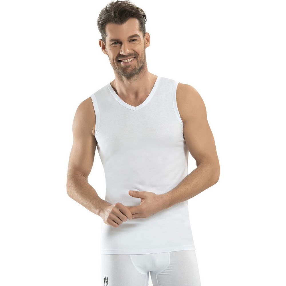 Doozo 323 Erkek V Yaka Sıfır Kol Atlet