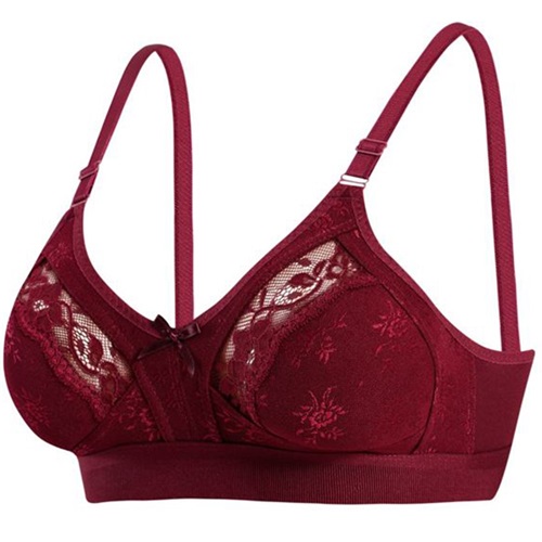 Ebru 1009 Geniş Lastik Battal Dantelli Toparlayıcı - Bordo - 110