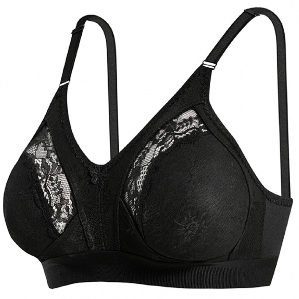 Ebru 1009 Geniş Lastik Battal Dantelli Toparlayıcı - Siyah - 100