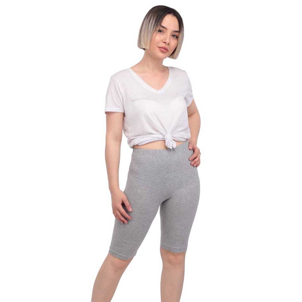 Gümüş 4032 Bayan Kısa Tayt - Gri - 5