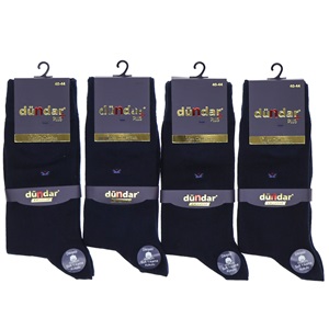 Dündar 5527 Coton Erkek Plus Dikişsiz Likralı Soft Yıkama Soket Çorap - Karışık Renk