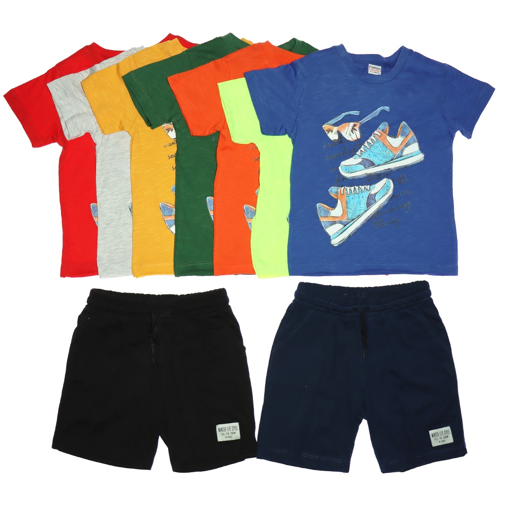 Comix 515 Erkek Çocuk Ayakkabı Ve Gözlük Baskılı Takım 3-6 Yaş