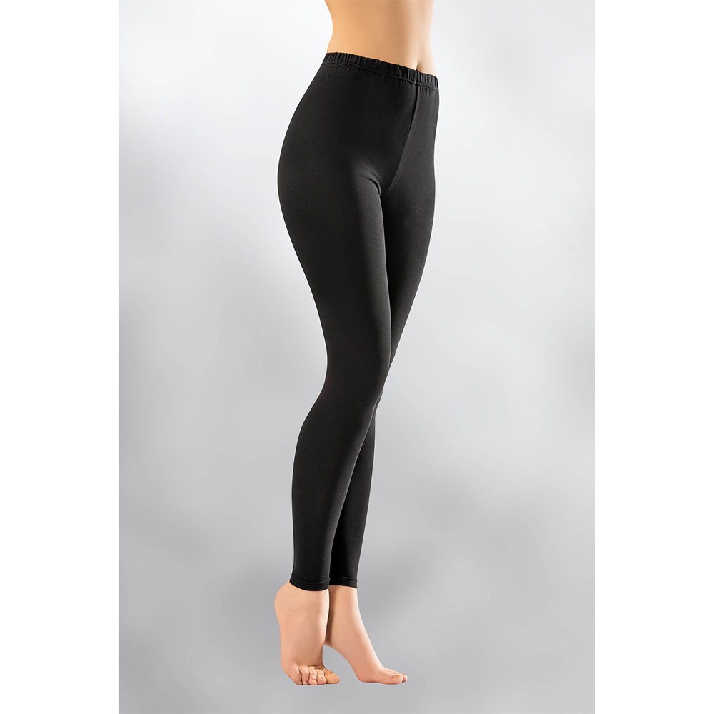 Kota 4000 Bayan Uzun Düz Tayt - Siyah - XL