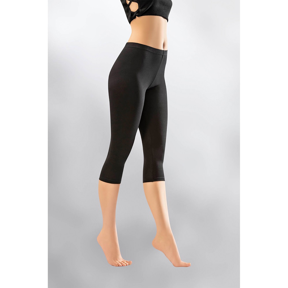 Kota 4005 Bayan Kapri Düz Tayt - Beyaz - S