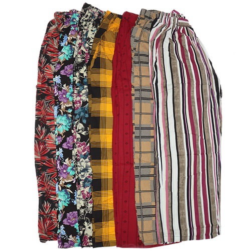 By Battal Bayan Dokuma Kumaş Pantolon