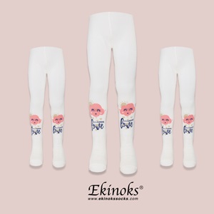 Ekinoks Kız Çocuk Desenli Yıkamalı Parfümlü Havlu Külotlu Çorap - Karışık Renk - 3-4 YAŞ