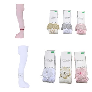 Ekinoks Çocuk Aksesuarlı Külotlu Çorap - Karışık Renk - 9-10 YAŞ