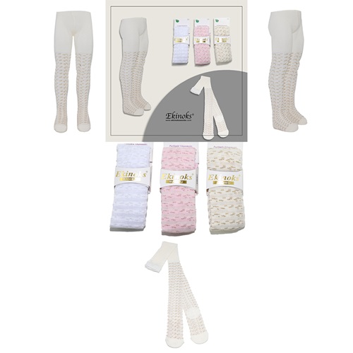 Ekinoks Çocuk Desenli Bambu Külotlu Çorap - Karışık Renk - 5-6 YAŞ