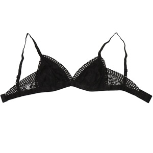 Aysemin ER 5036 Bayan Dantelli Desteksiz Sport T. Büstiyer Sütyen - Siyah - S-M-L-XL