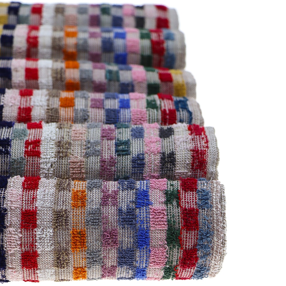 Ekli Paralı Renkli El Yüz Havlusu 45x80