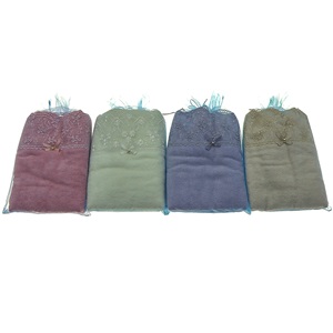 Villa Keseli Kurdela Taşlı Dantelli El Yüz Havlusu 90X50