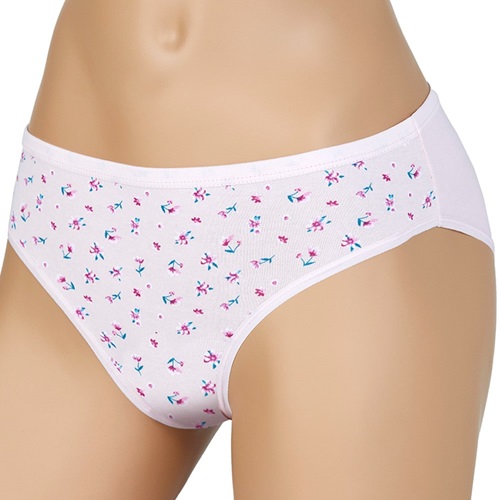 Dondeza 101 Bayan Desenli Bikini - Beyaz - STANDART