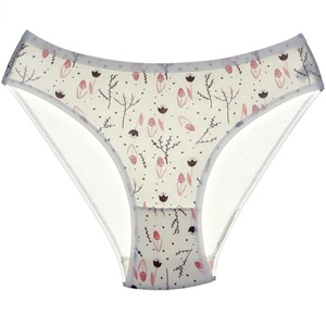 Dondeza 101 Bayan Desenli Bikini - Ekru - STANDART