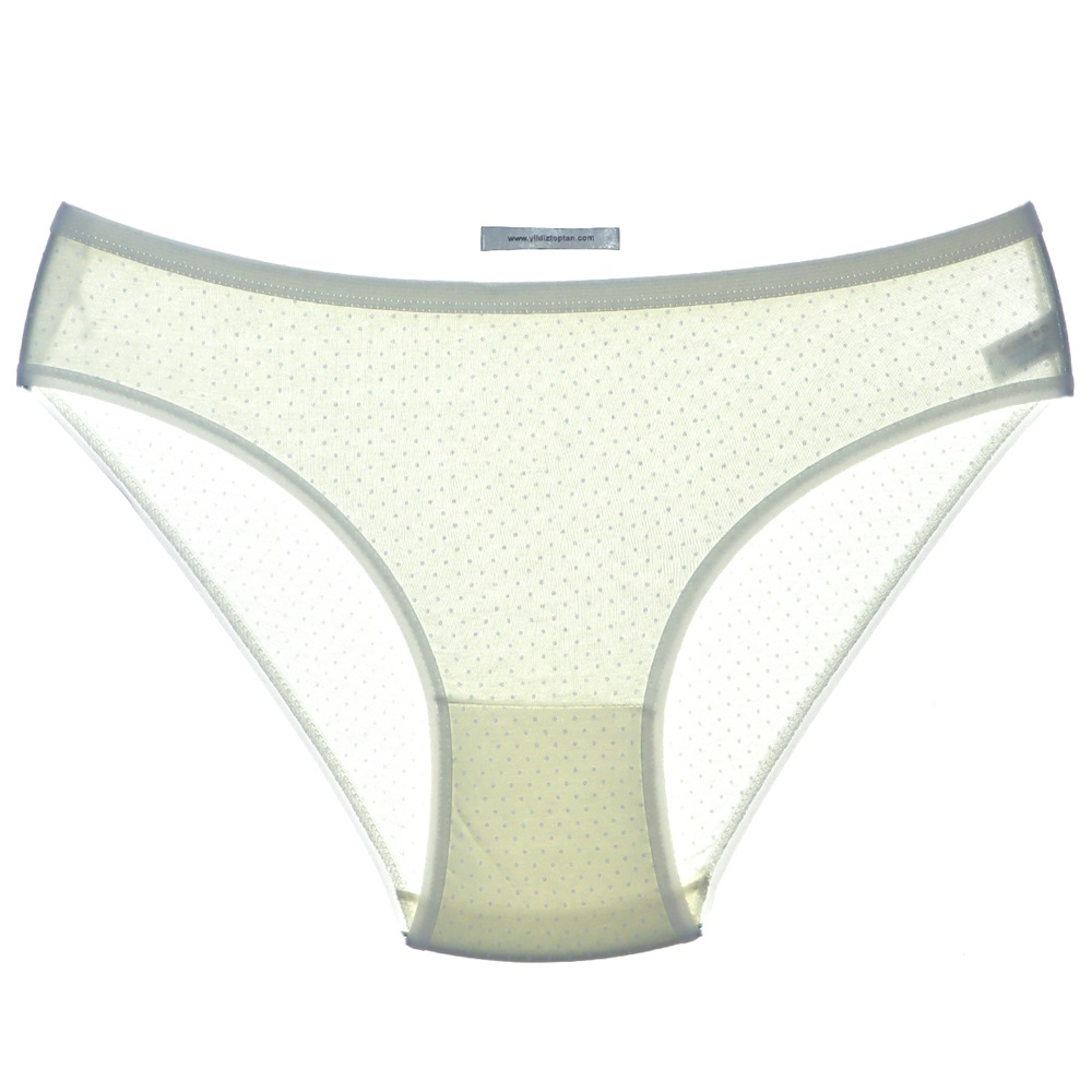 Dondeza 101 Bayan Desenli Bikini - Ekru - STANDART