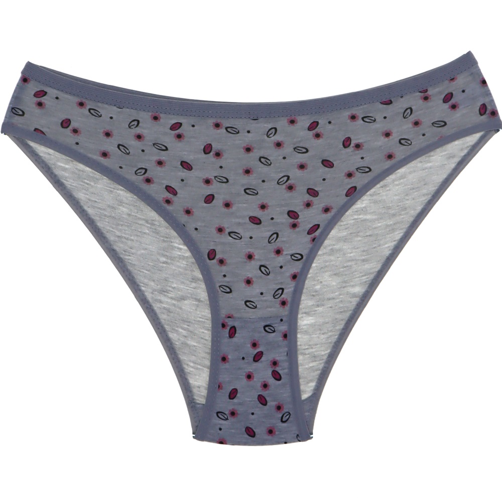 Dondeza 101 Bayan Desenli Bikini - Gri - STANDART