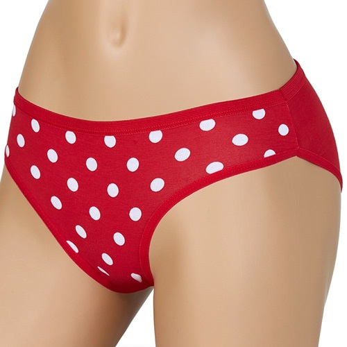 Dondeza 101 Bayan Desenli Bikini - Kırmızı - STANDART