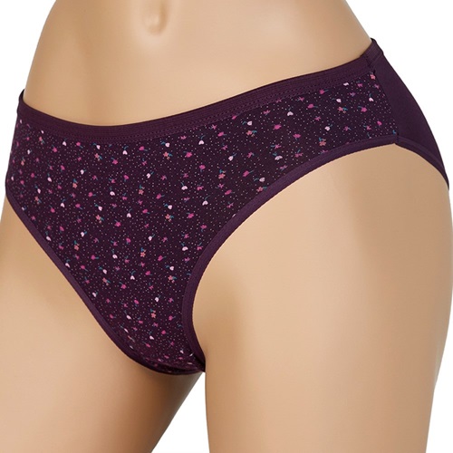 Dondeza 101 Bayan Desenli Bikini - Mor - STANDART