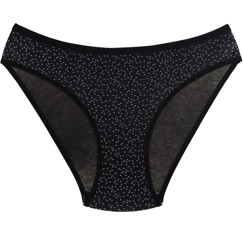 Dondeza 101 Bayan Desenli Bikini - Siyah - STANDART