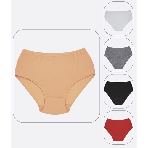 Dondeza 102 Bayan M Beden Düz Bikini - Füme