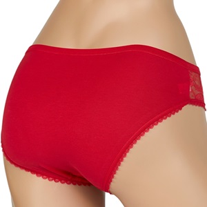 Dondeza 104 Bayan M Beden Dantelli Bikini - Kırmızı - STANDART