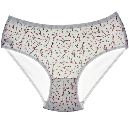 Dondeza 201 Bayan Desenli L Beden Külot - Ekru - STANDART