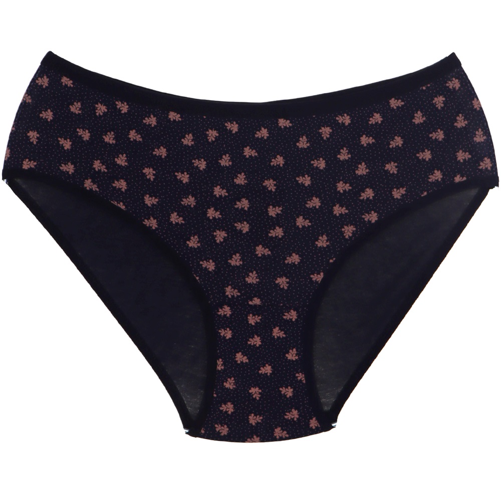 Dondeza 201 Bayan Desenli L Beden Külot - Lacivert - STANDART